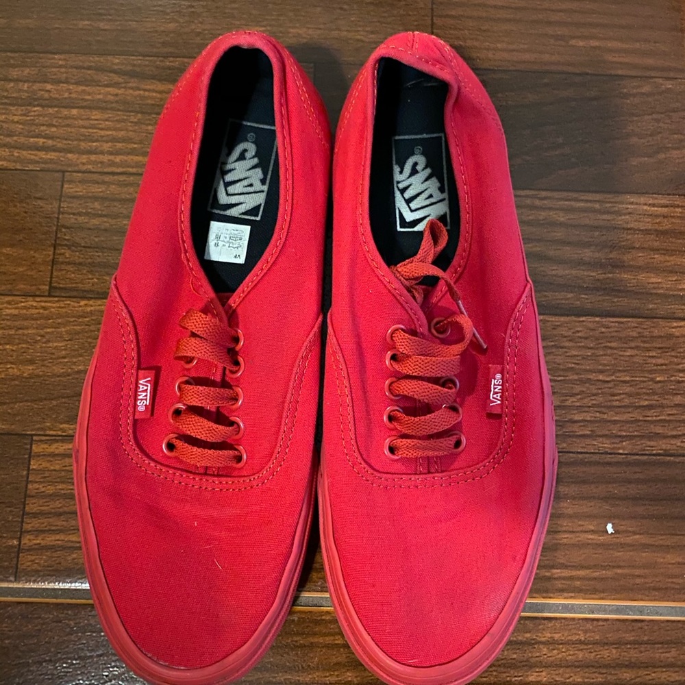 Men red Vans